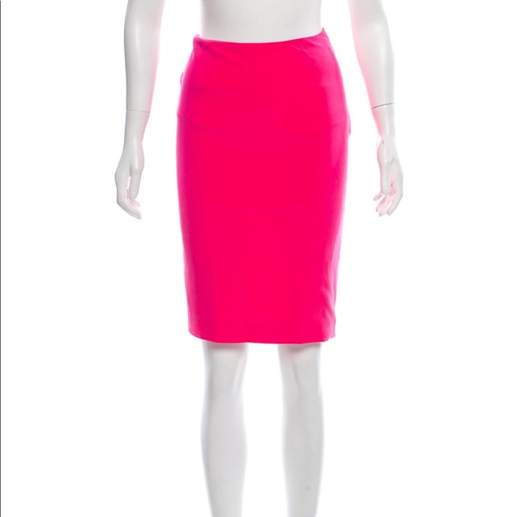 - Pink Versace knee-length pencil skirt size M / 6